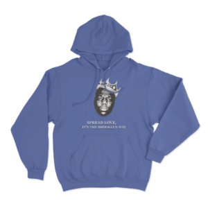 Biggie Grown Unisex Hoodie Blue