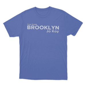 Brooklyn Unisex T Shirt Blue
