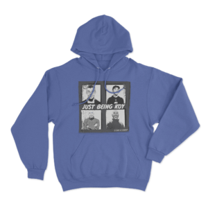 Four Koys Unisex Hoodie Blue