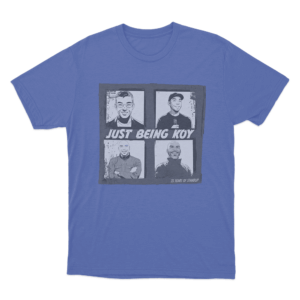 Four Koys Unisex T Shirt Blue